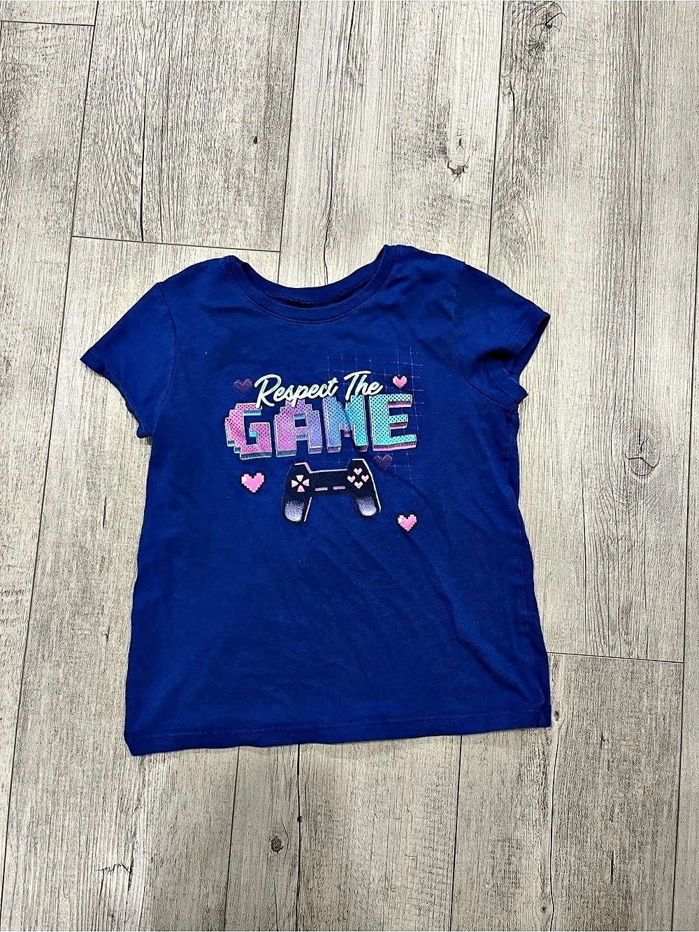 5 for $10 THE CHILDREN’S PLACE Girls Graphic Tee in Blue Size Small